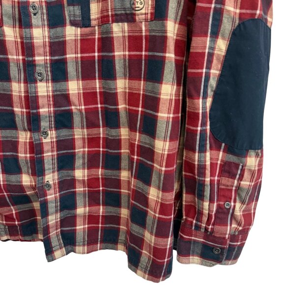Wrangler Men's ATG Flannel Plaid Button-Down Shirt - Size Large - Picture 3 of 9